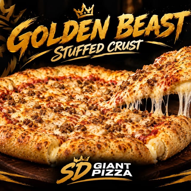 Golden beast Stuffed Crust.