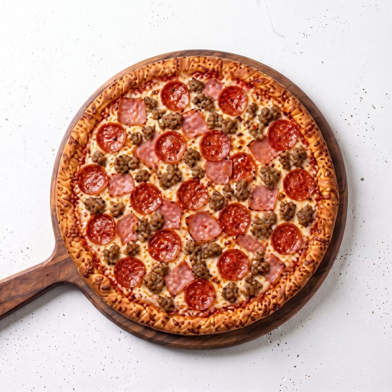 Indulge in Our Meat Lovers Pizza